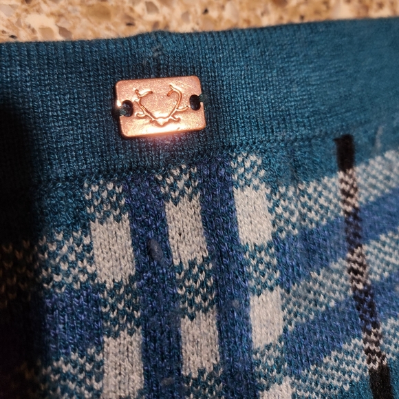 For Love & Lemons Plaid Sweater Mini Skirt - Picture 6 of 9